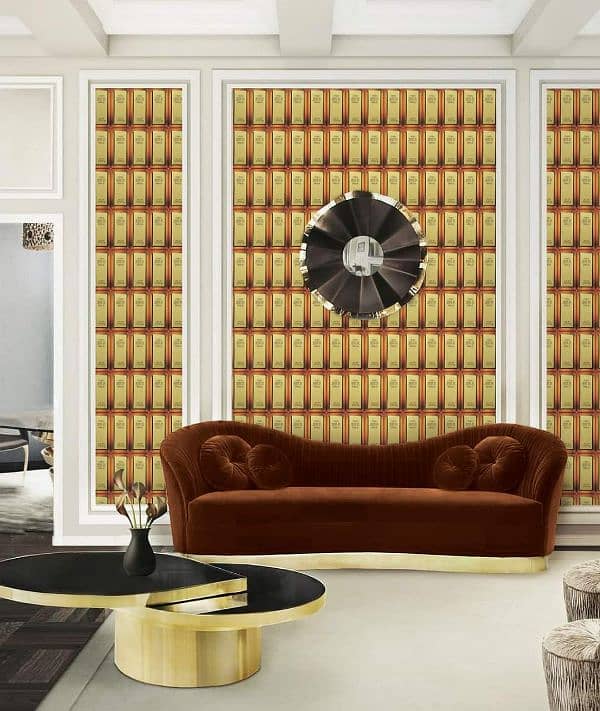 Artistic Wallpaper, Window blinds, Fluted panels, Pu Rock panels. 9