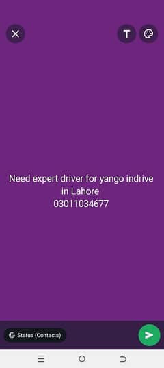 need expert driver for yango indrive with license 03011034677 WhatsApp