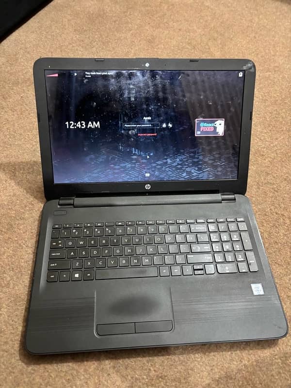 Hp i3 6 gen 8 gb ram ddr4 128 gb ssd 10 by 10 condition touch screen 5