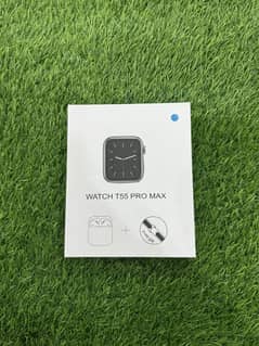 T55 Pro Max SmartWatch New Condition with Blue strap