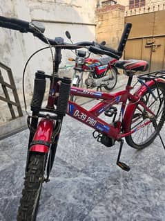 Red bicycle