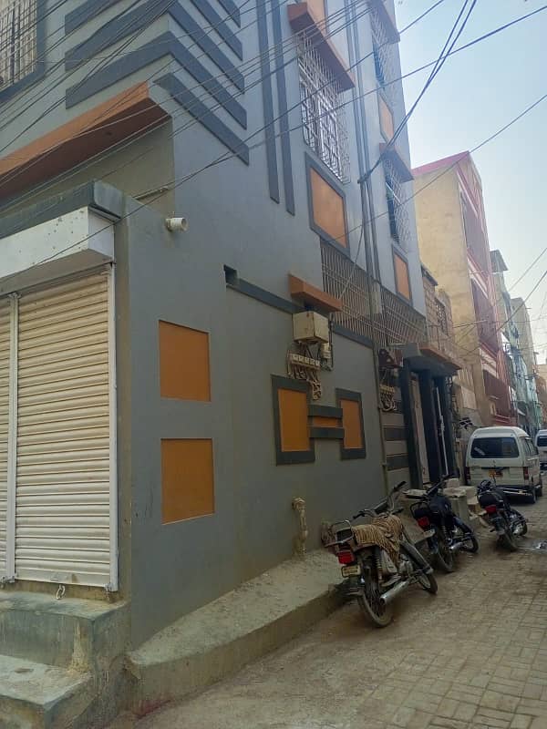 SECTOR 5-M GROUND PLUS THREE HOUSE, 60 FT WIDE RD, 12 X 7 CORNER, COMMERCIAL AREA, BRAND NEW EXPECTED . MONTHLY, INCOME- 150K NORTH KARACHI 1