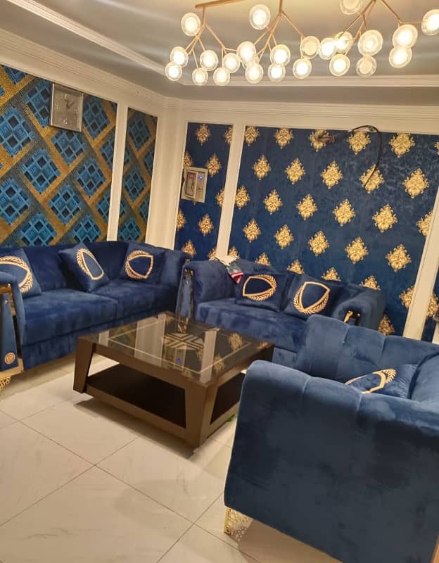 2 bed furnished apartment for rent in Tulip block Bahria Town Lahore 6