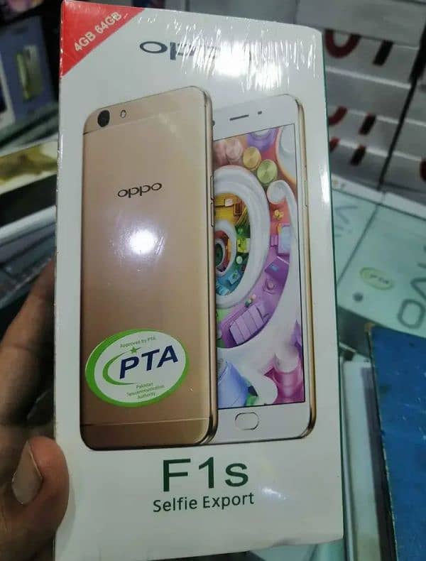 oppo F1s just Box open kia AJ 0