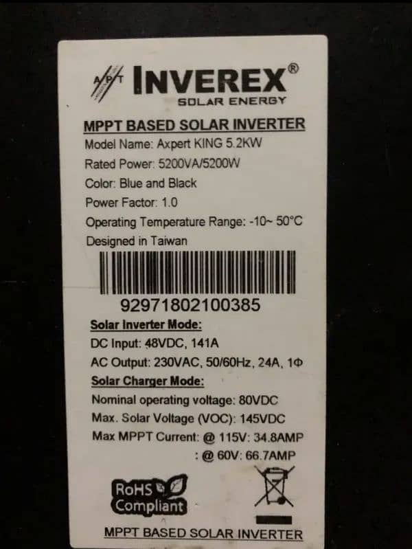 inverex 5.2 Axpert king 1