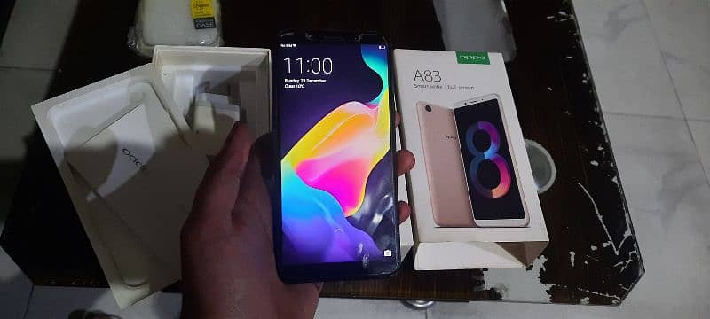 oppo a83 with box and adapter 0