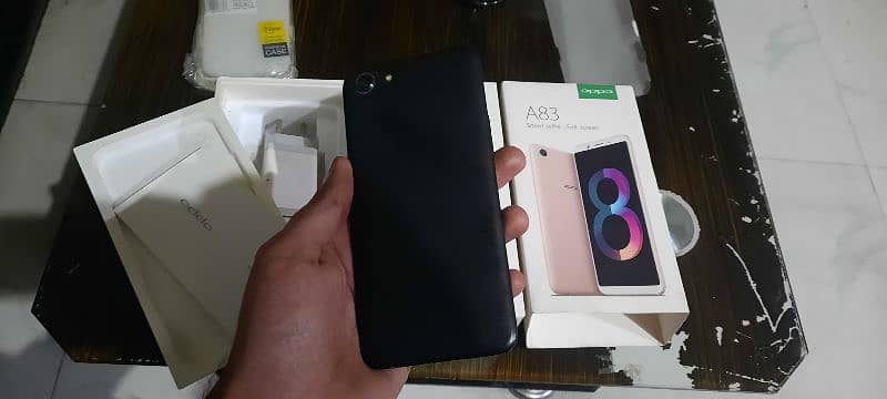 oppo a83 with box and adapter 2