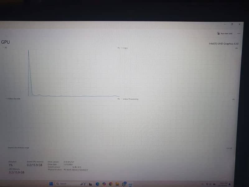 Dell (model 7730) core i5 8th gen 9