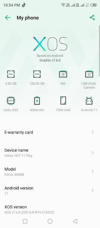 Infinix hot 11 play exchange possible 0