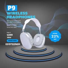 P9 Wireless Headphone - High Speed transmission