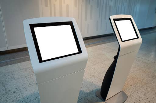 Digital Floor Standee-Touch LED Kiosk-Video Wall Screen-logitech came 2