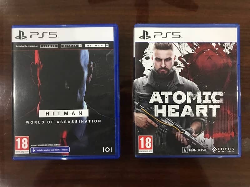 Atomic Heart PS5 & Hitman: World of Assassination PS5 0