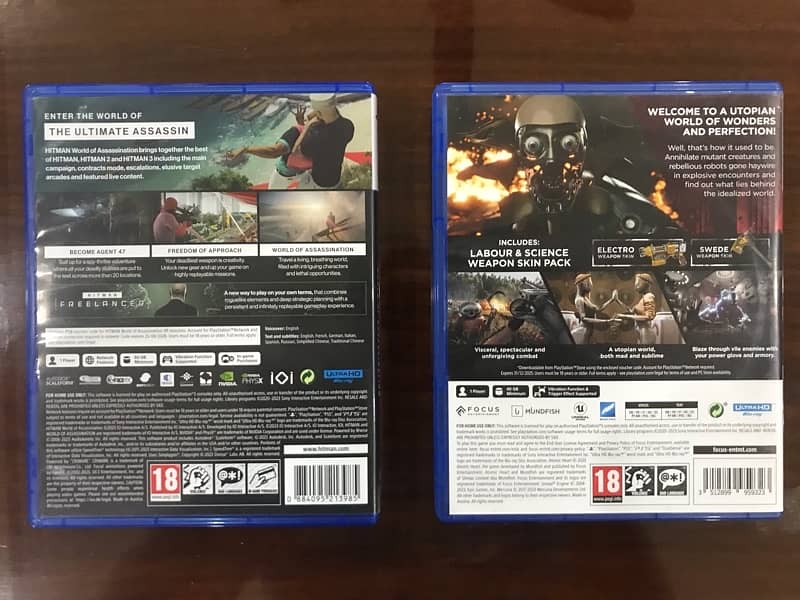 Atomic Heart PS5 & Hitman: World of Assassination PS5 2