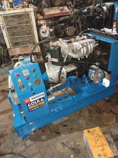 15kva new gas generator engine Toyota gli 1600cc sound proof