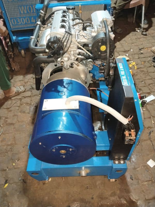 15kva new gas generator engine Toyota gli 1600cc sound proof 10