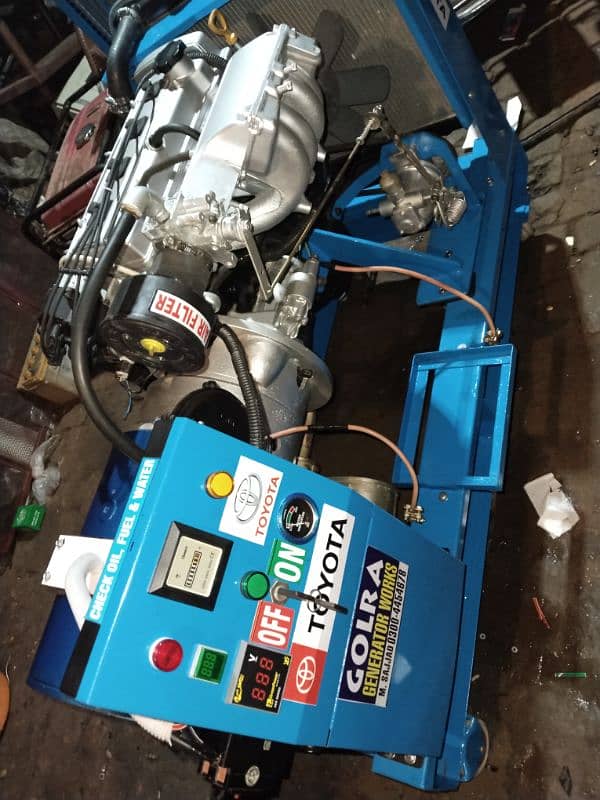 15kva new gas generator engine Toyota gli 1600cc sound proof 11