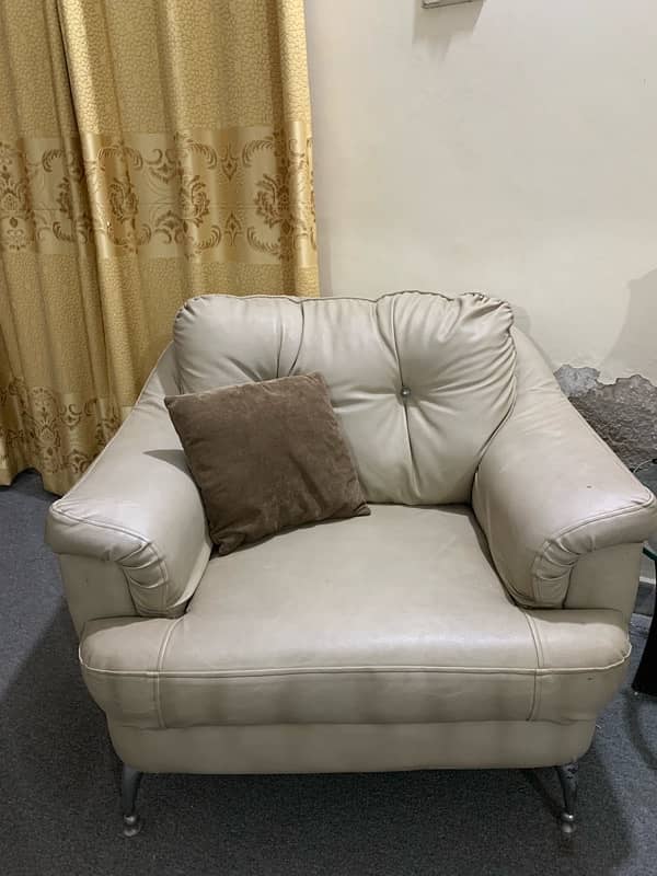 urgent sale two  7 seater sofas with tables 3