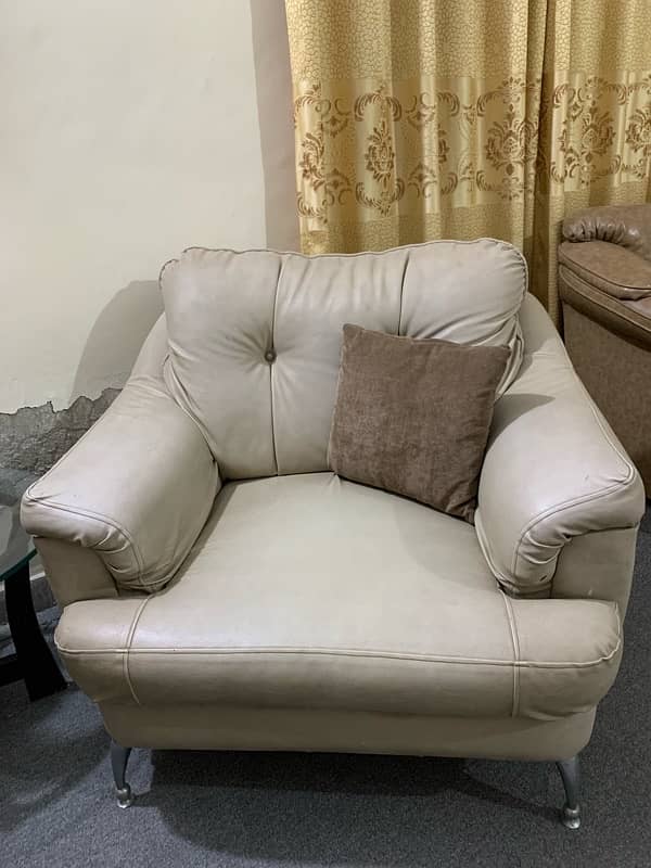 urgent sale two  7 seater sofas with tables 7