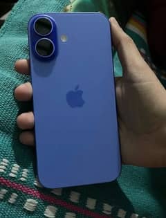 i phone 16……blue…. . 128gb……withbox