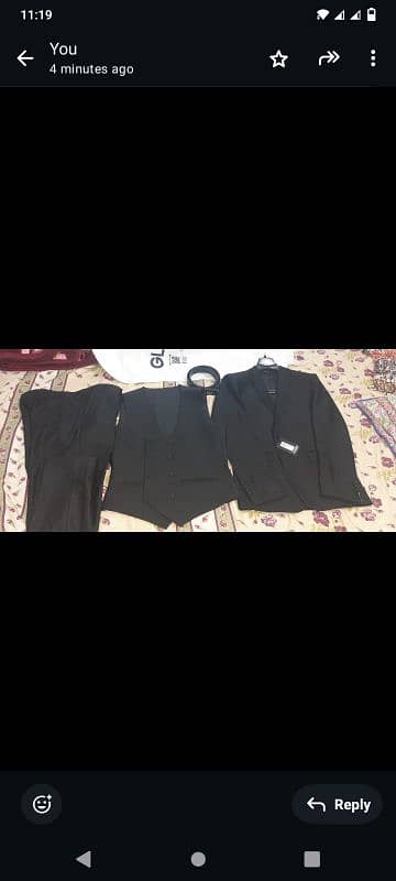 3 Piece pent coat suit (Glamour) 2