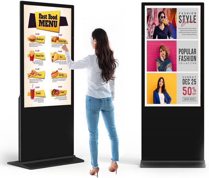 Digital Kiosk Standy-Floor Touch Standee-SMD screen Indoor Outdoor-LED 0