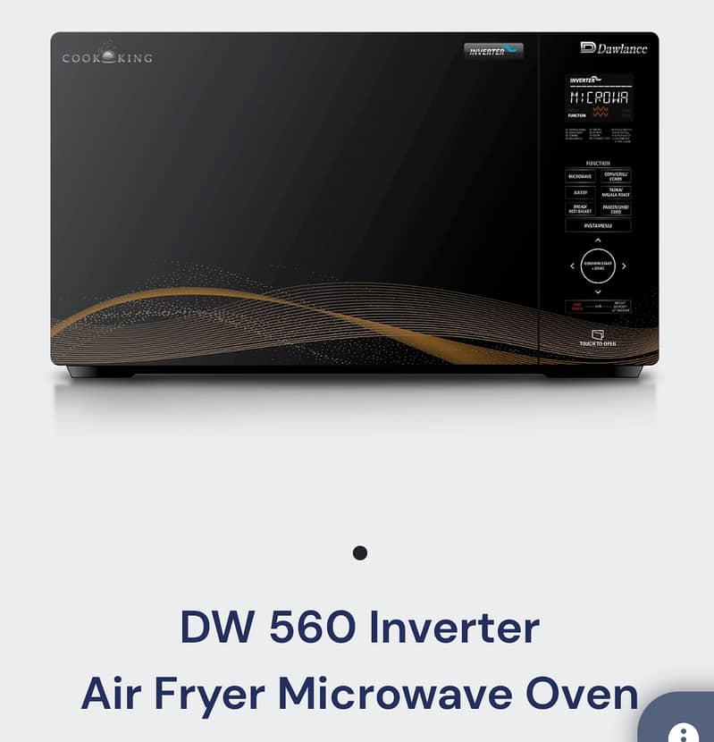 DW 560 Inverter Air Fryer Microwave Oven 0