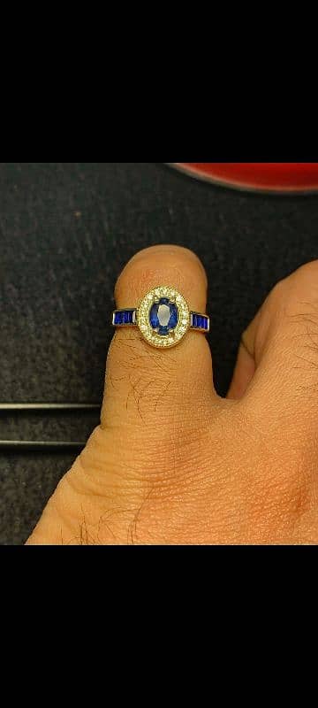 Natural Blue Sapphire Amazing Ring 0