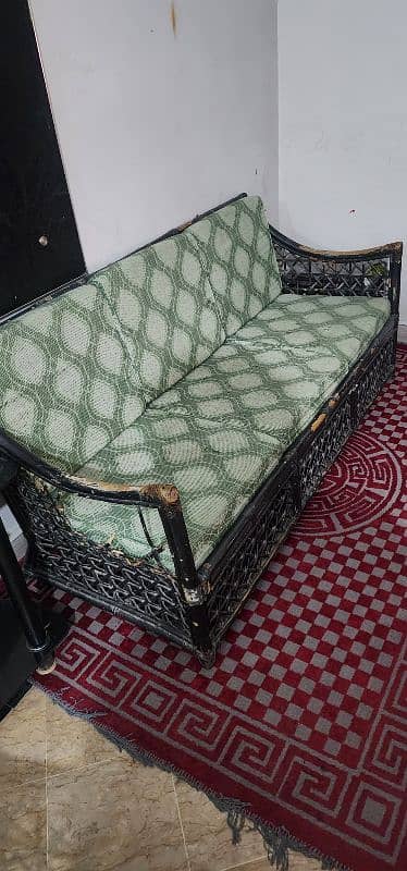 sofa set for sale cane 3+1+1 4