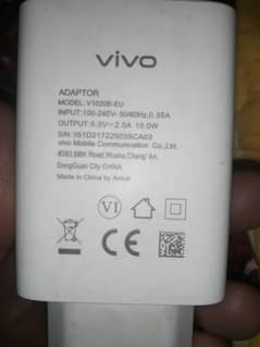 vivo y20 ka 10 watt ka original box wala adopter he