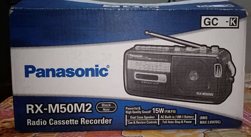 Panasonic RX-M50M2 Radio Cassette Recorder 7