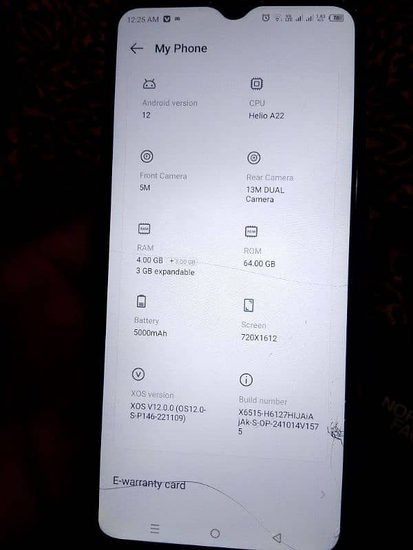 Infinix smart 7 4+3 gb 64 urgent for sale 3