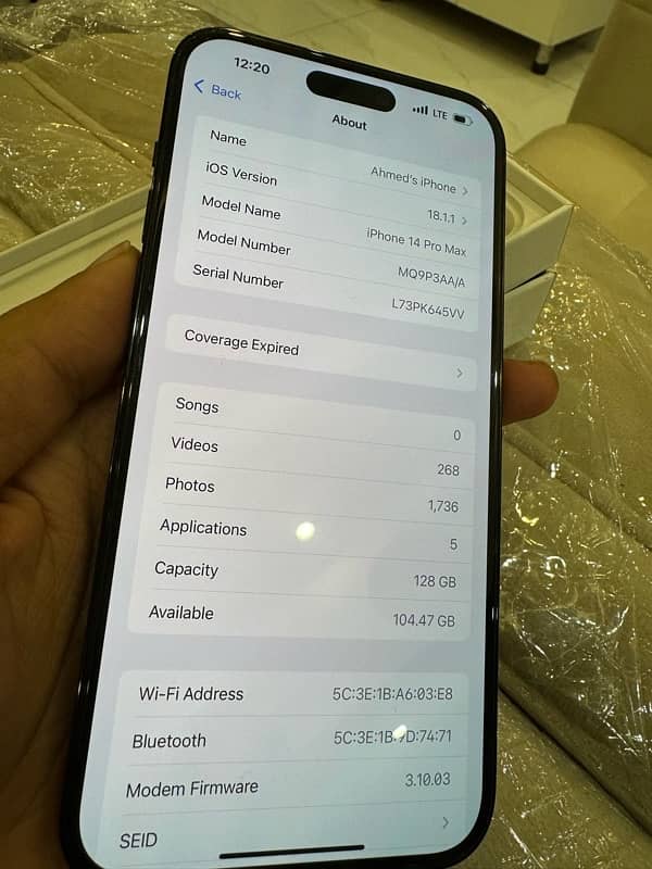 iPhone 14 Pro Max PTA Approved Dual Sim 10