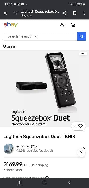 logitch squuezbox music network remote 4