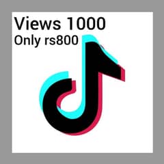 Sell Sell 1000 views TikTok only Rs800