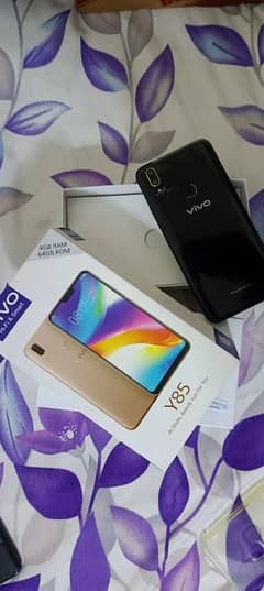 vivo y 85 4gb 64 with box 10by10 pta approved