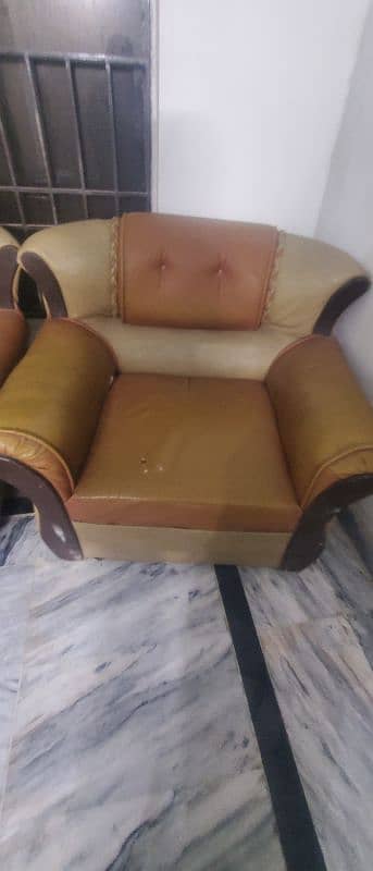 used sofa 5;seater solid, heavy, 3