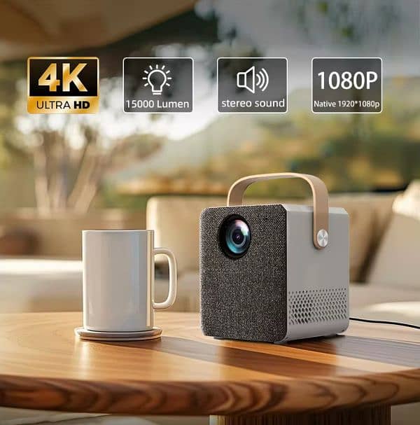 BU303 4k ultra high definition projector Android multimedia box pack. 0