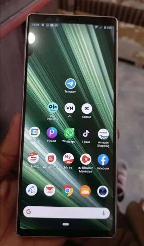 Sony Xperia 1 all ok only one dot on screen and lite shade 2