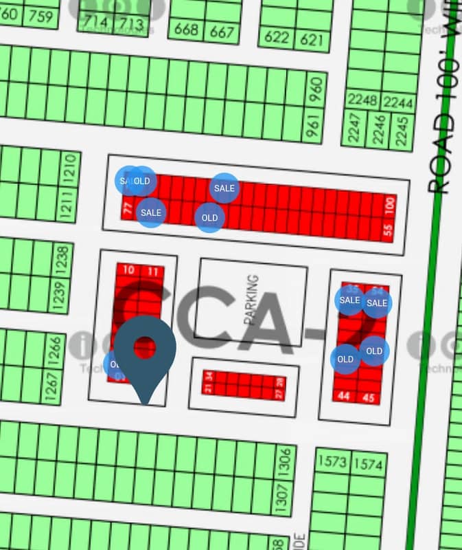 TOP LOCATION COMMERCIAL PLOT IN CCA-2 PHASE 7 0