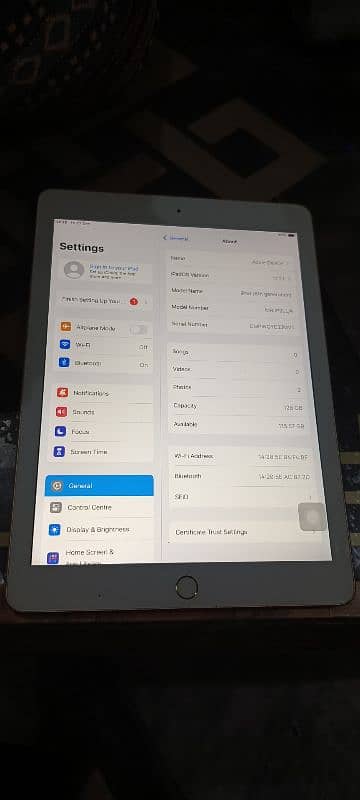 ipad 6 gen 128gb gold color 3