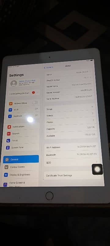 ipad 6 gen 128gb gold color 4