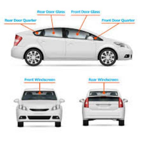 Windscreen Replacement Quater door glass - Honda Toyota Suzuki 1