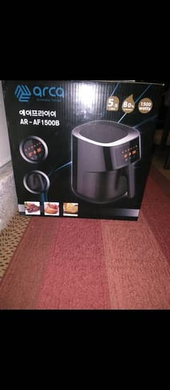 new air fryer packed