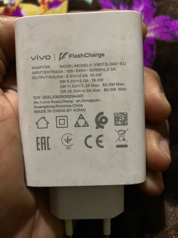 v30e original charger 80w 1