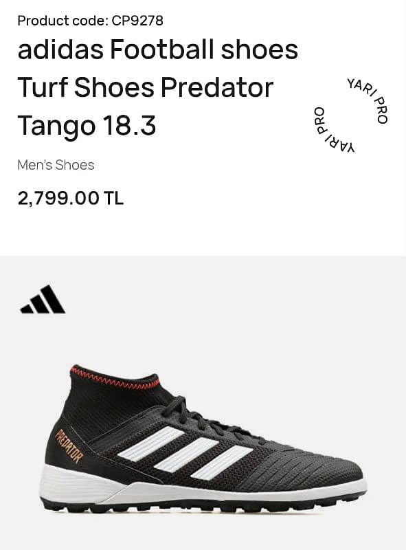 Adidas predator tango 18.3 0