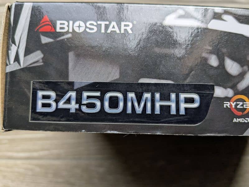 Biostar b450m Motherboard Box Packed new. 4