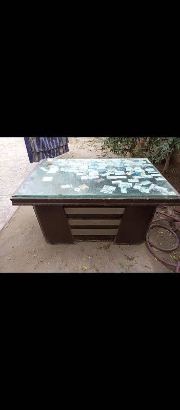 office table with side table. urgent sale 0