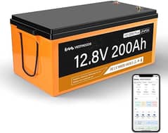 VESTWOODS 12V 200Ah LiFePO4 Lithium Battery