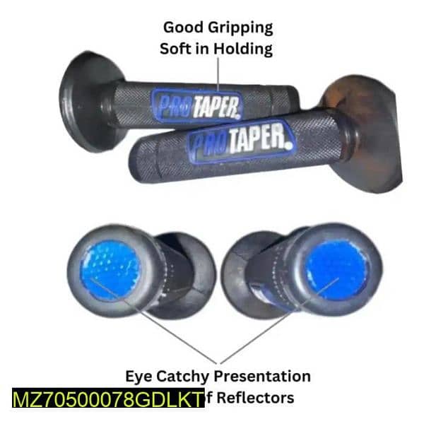 Pcs Rubber Motorcycle Grip 2