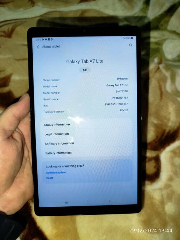 Samsung Galaxy Tab A7 lite 3gb 32gb brand new 1